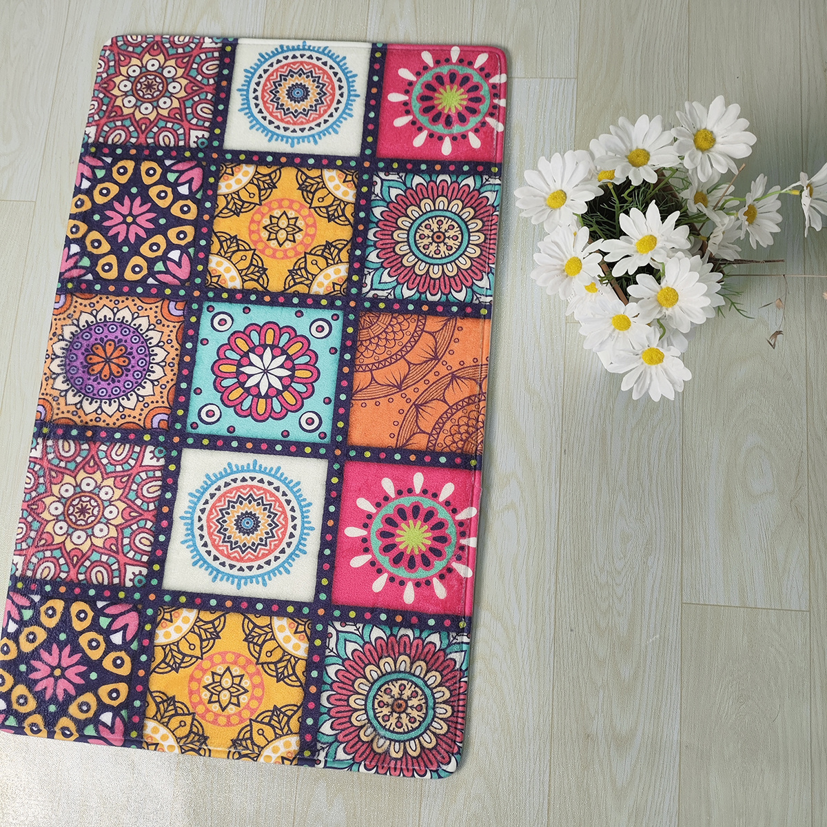 Moroccan Floor Mat,Kitchen Mats, Non-slip Mat & Kitchen Rug,Perfect for  Entry Way Kitchens and Bathroom,5 Sizes(50*80/60*90/50*120/50*160/60*160cm)