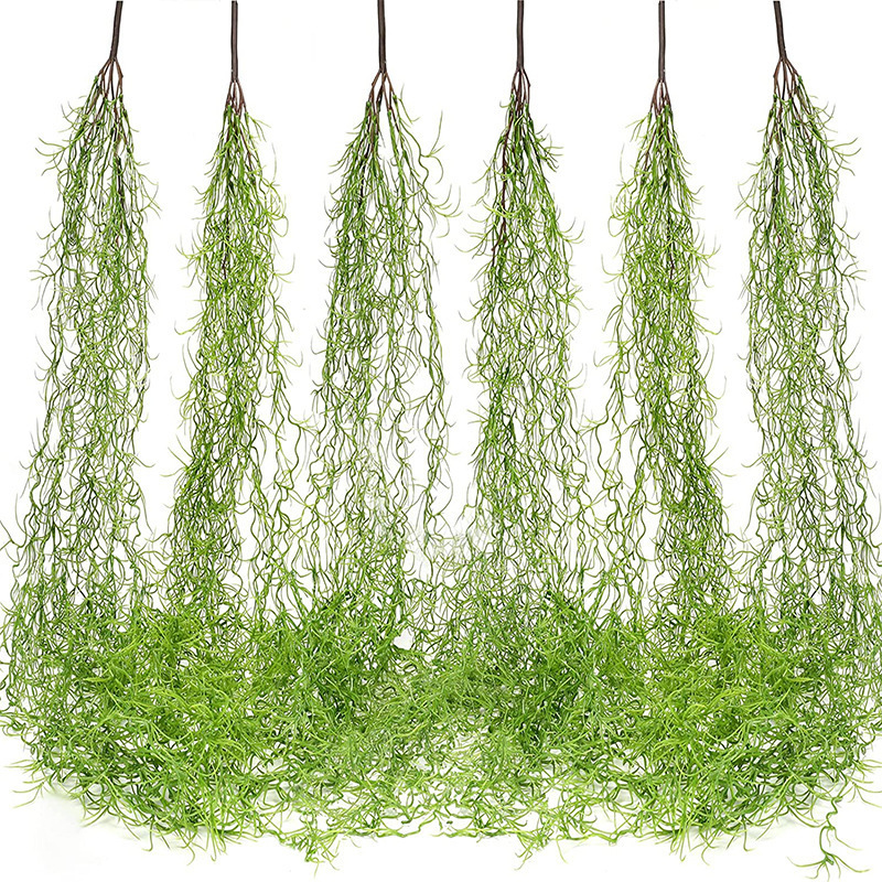Artificial Spanish Moss For Potted Plants - Garland For Crafts, Planters,  And Outdoor/indoor Decor - Realistic Greenery For Springtime Beautification  - Temu Austria