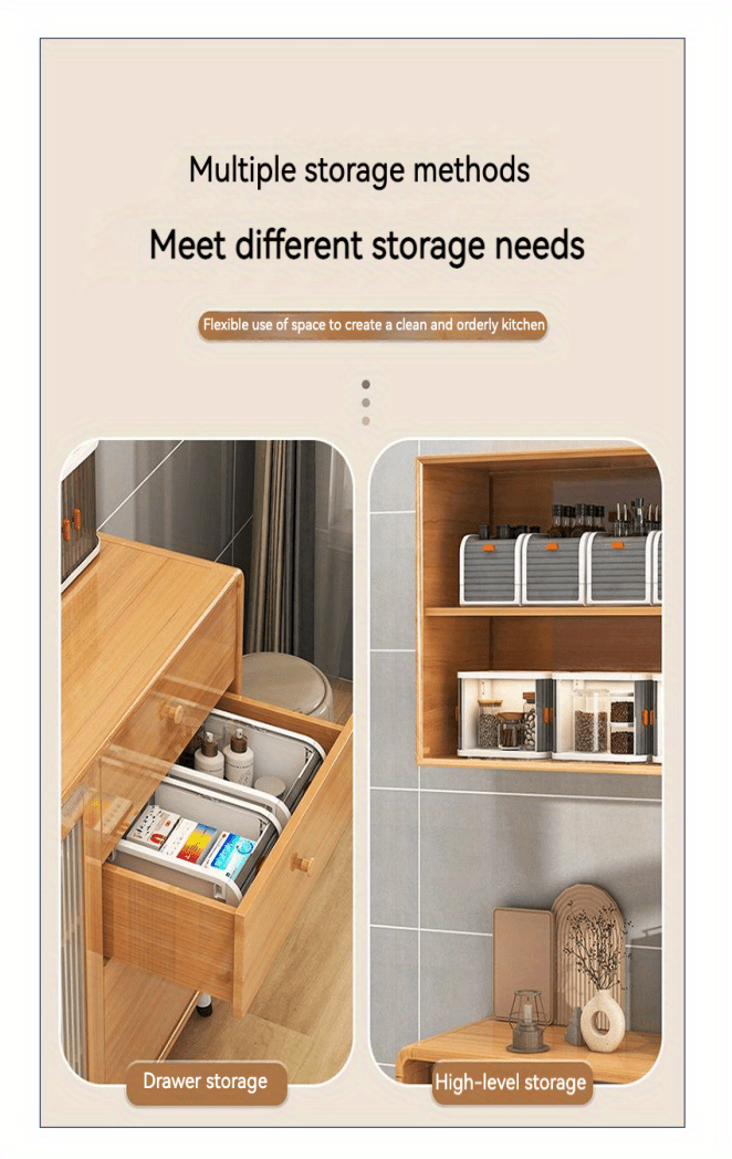 Plastic Condiments Storage Box With Doors Portable Tableware - Temu