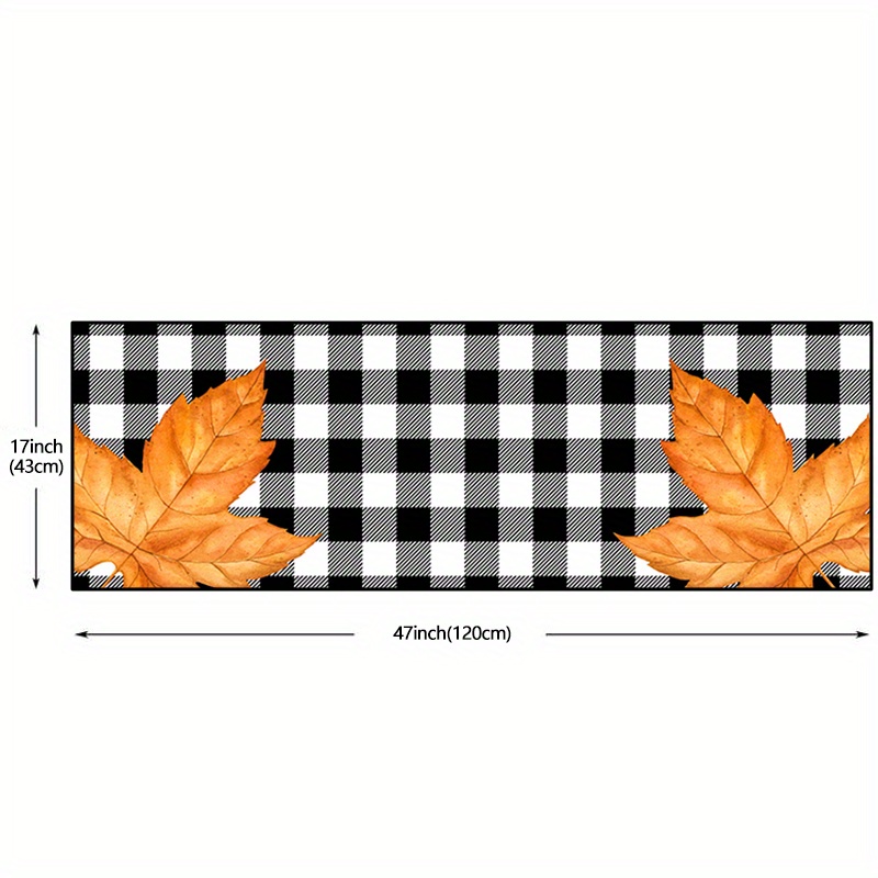 Hello Pumpkin Fall Thanksgiving Kitchen Mats, Autumn Pumpkin Stripe  Farmhouse Anti Fatigue Kitchen Carpet Anti-skid Washable Kitchen Dining  Room Floor Small Office/home Office Sink Laundry Room Decoration Carpet Mat  Thanksgiving Decor Farm