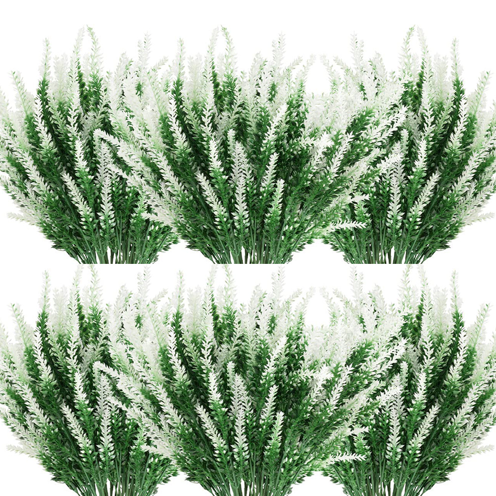 6 Fiori Di Lavanda Artificiali Resistenti Ai Raggi Uv Per Esterni, Non  Sbiadiscono, Piante In Plastica Finta Per Decorazioni Da Giardino, Portico E  Finestra, Acquista Di Più, Risparmia Di Più