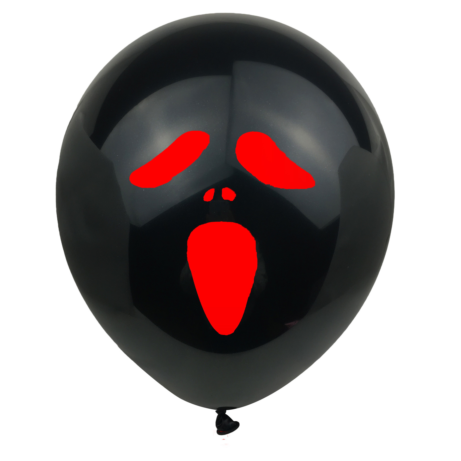 10pcs Halloween Skeleton Latex Balloon Bat Pumpkin Ghost Face