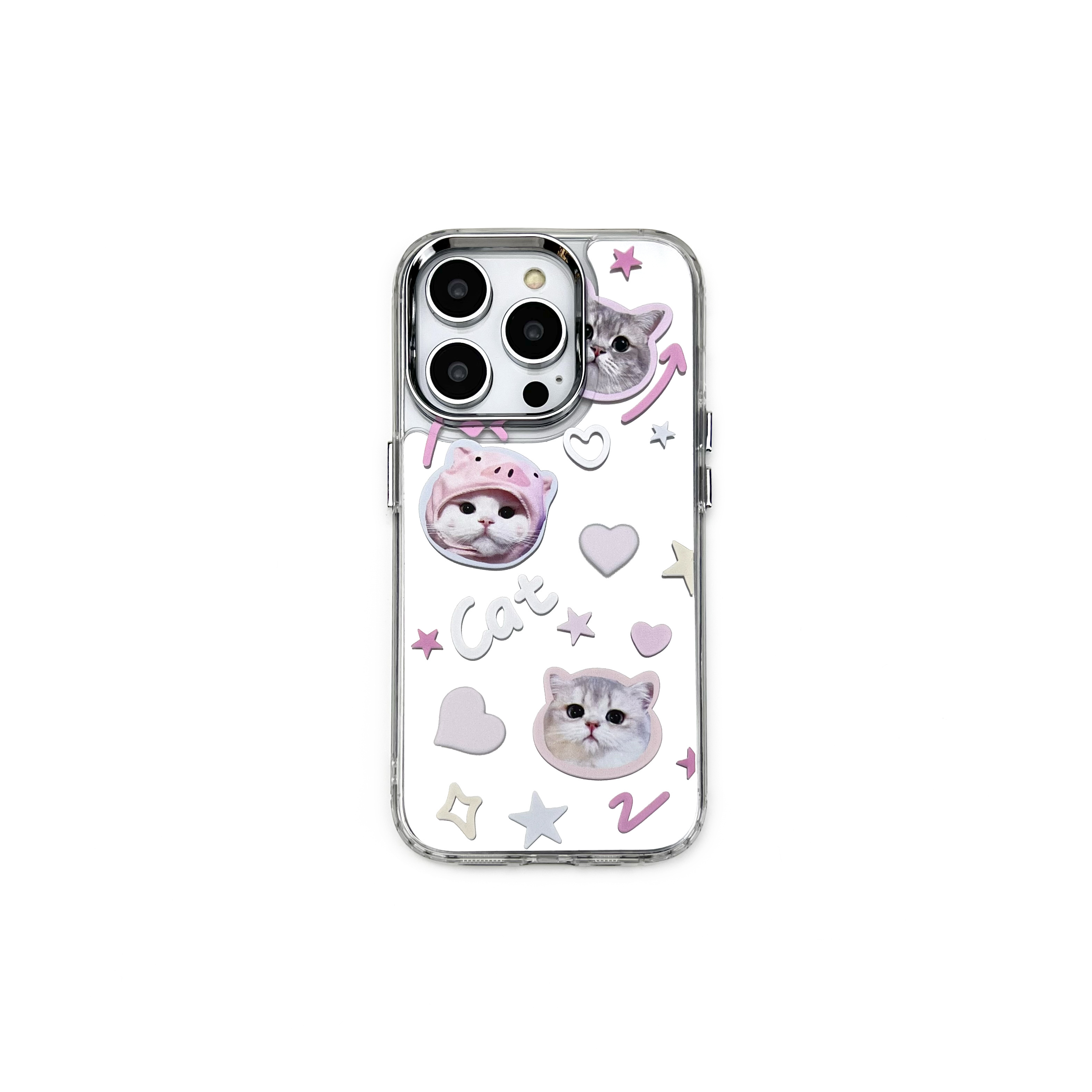 Luxury Cute Cat Aesthetic Nature Phone Case For iPhone 14 13 12 11 Pro Max  Mini