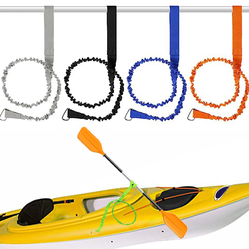 THE MARS Elastic Paddle Leash Kayak Canoe Safety Fishing Rod Rowing Boats  Coiled Lanyard Cord Tie Rope : : Pet Supplies