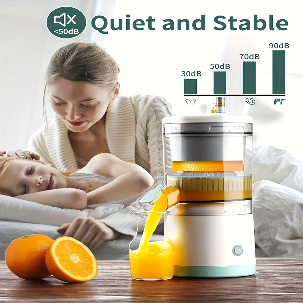 Automatic Mini Fruit Juicer 7.4v 1600mah Usb Charging - Temu