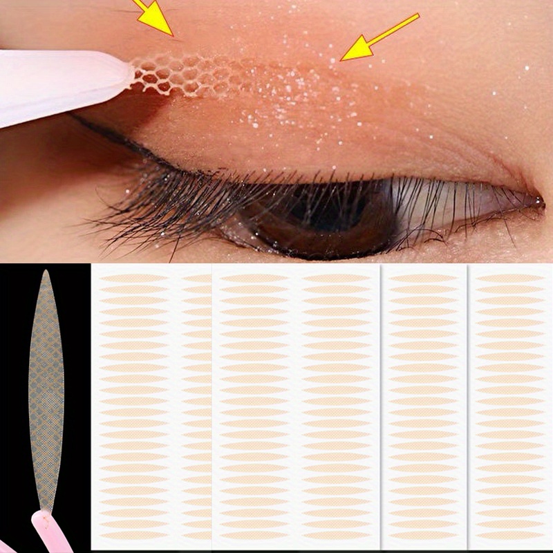 Invisible Eyelid Sticker Double Eyelid Stickers Transparent - Temu