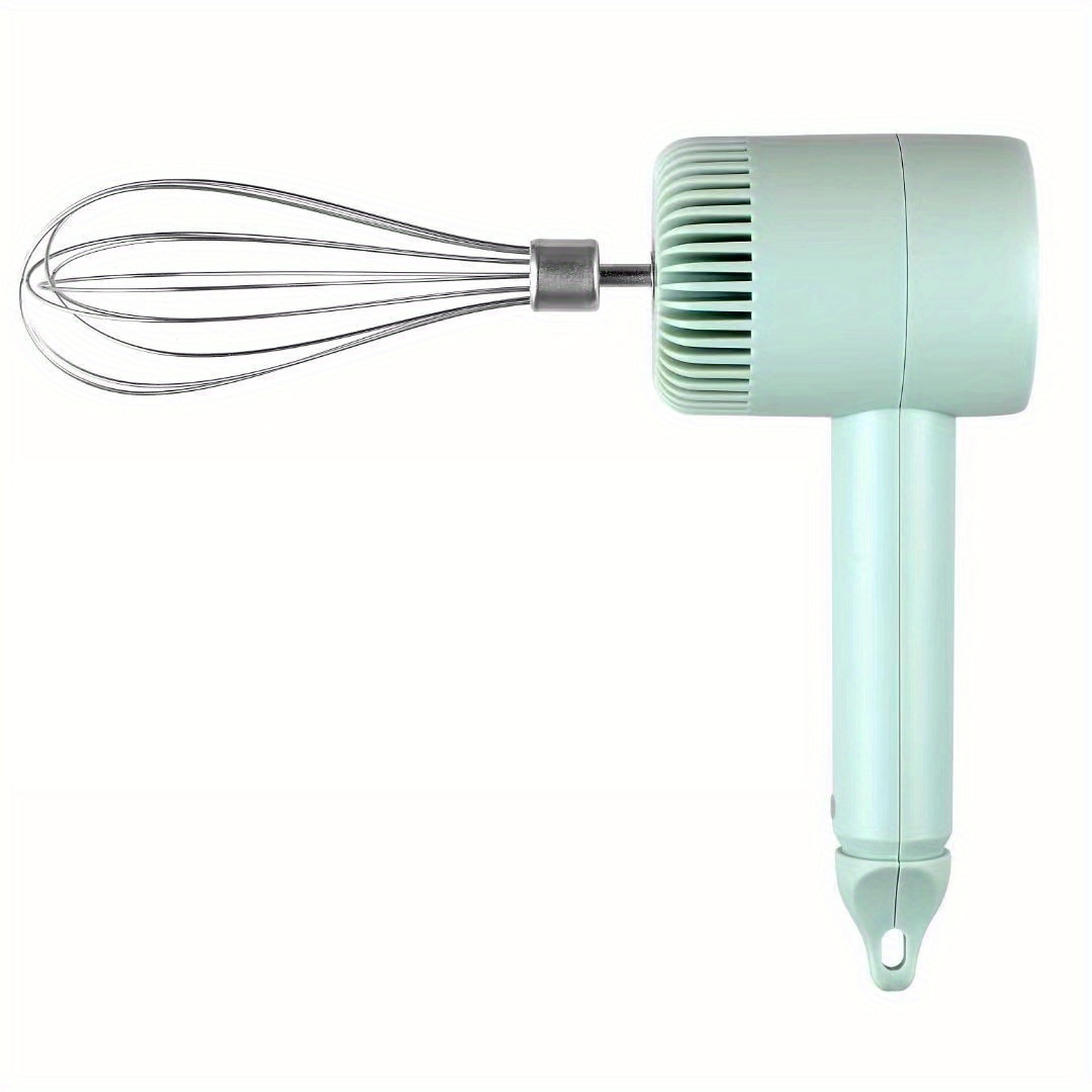 Cordless Mixer,Electric Whisk USB Rechargeable Handheld Electric Mixer ,  304 Stainless Steel Beaters