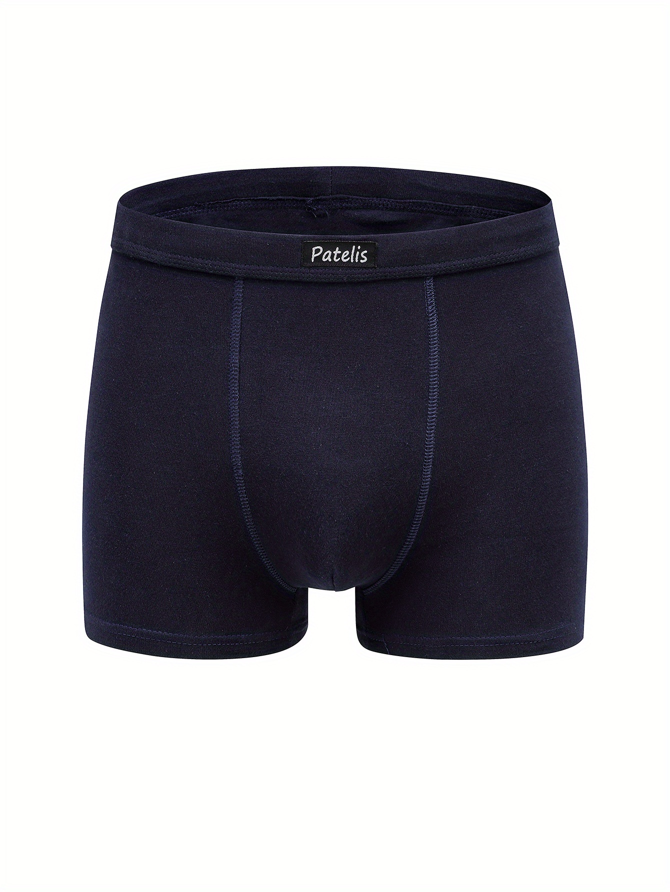 Men's Plus Size Boxers Briefs Cotton Briefs Fashion Plain - Temu