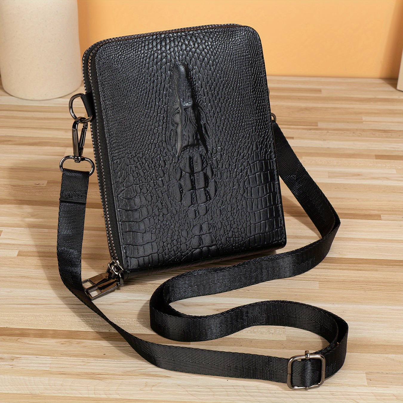 Shoulder Crossbody Soft Leather Woven Small Square Bag Cowhide Man and  Women's Bag - AliExpress