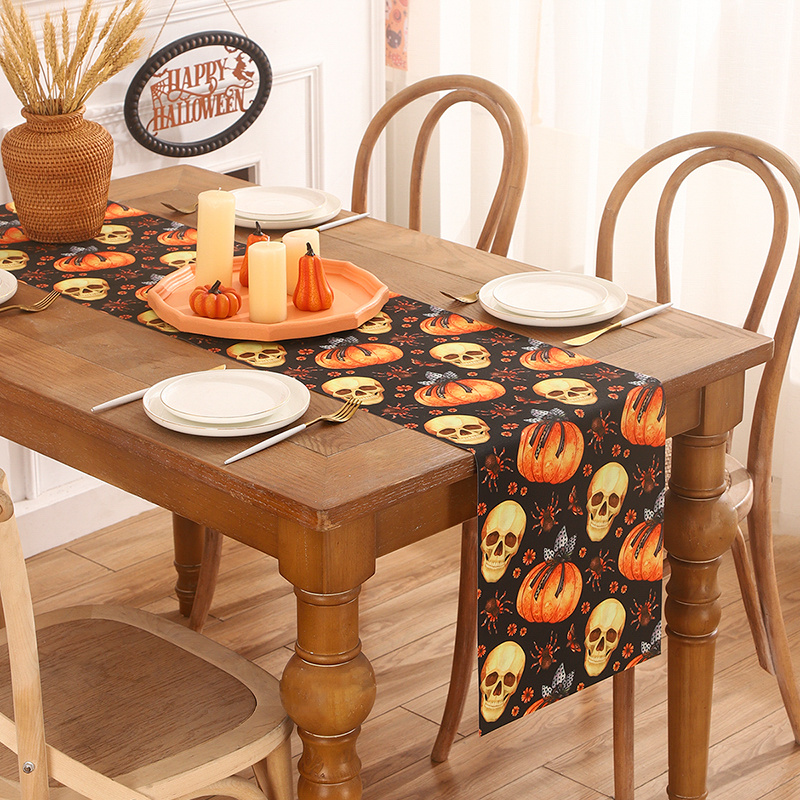 Thanksgiving Table Cloth Napkins, Linen Napkins, Halloween Table