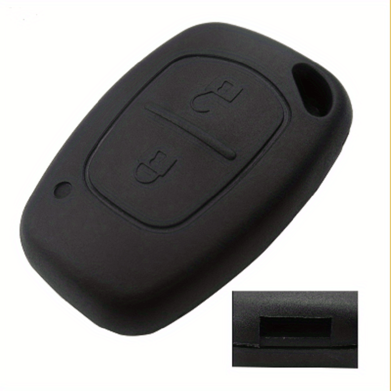 Carcasa de llave remota para coche, carcasa de 2 botones sin chip