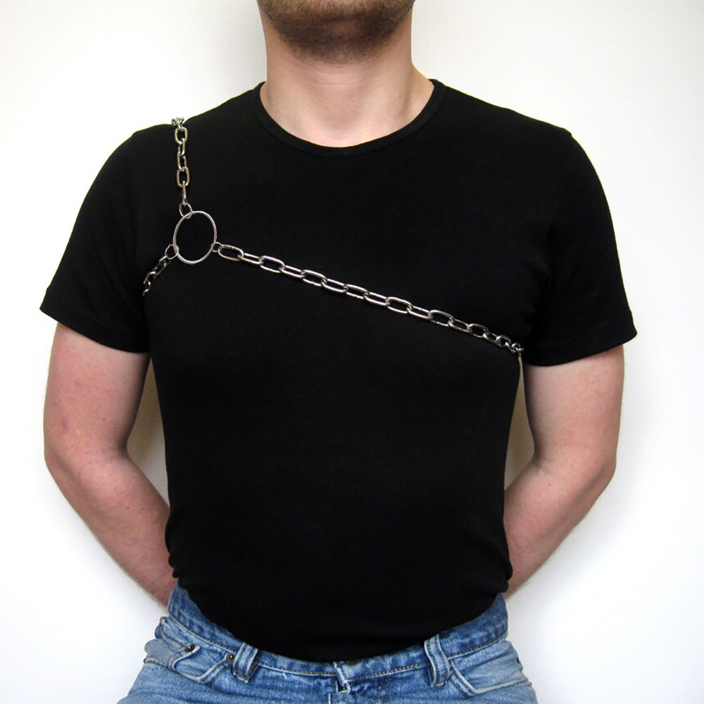 Mens Chain Harness Gothic Punk Decorative Chain Belt For Costume