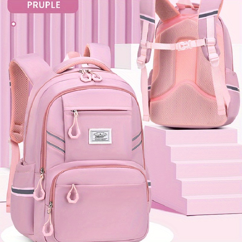 Casual Backpack with Spine Protection for School