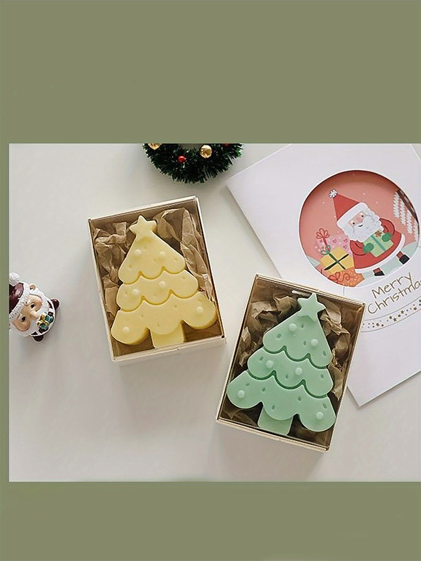 Christmas Tree Silicone Mold Diy Aromatherapy Candle - Temu Denmark