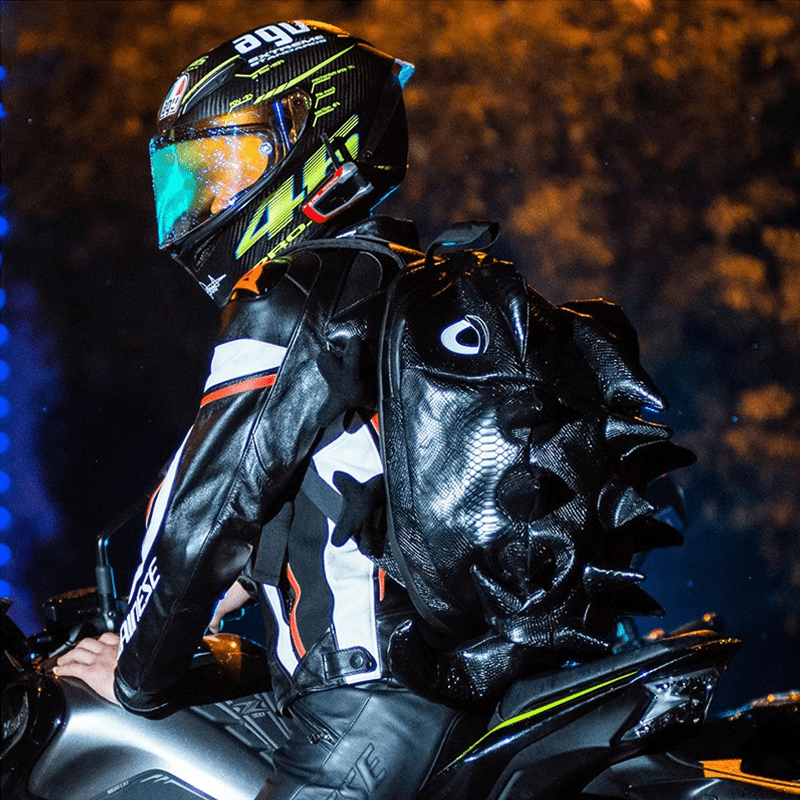 1pc mens helmet backpack motorcycle school bag trendy funny Temu