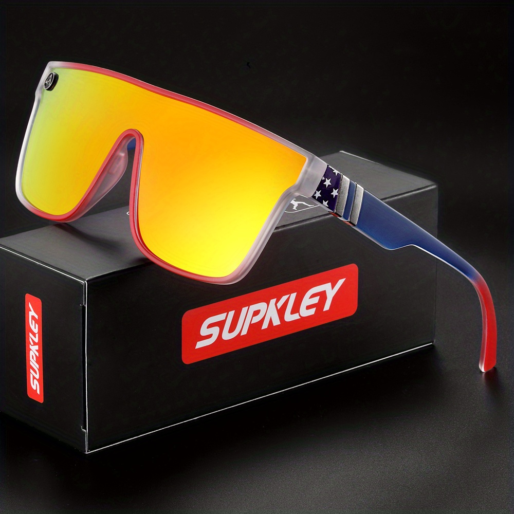 SUPKLEY Sports Sunglasses for Men Polarized Light Weight