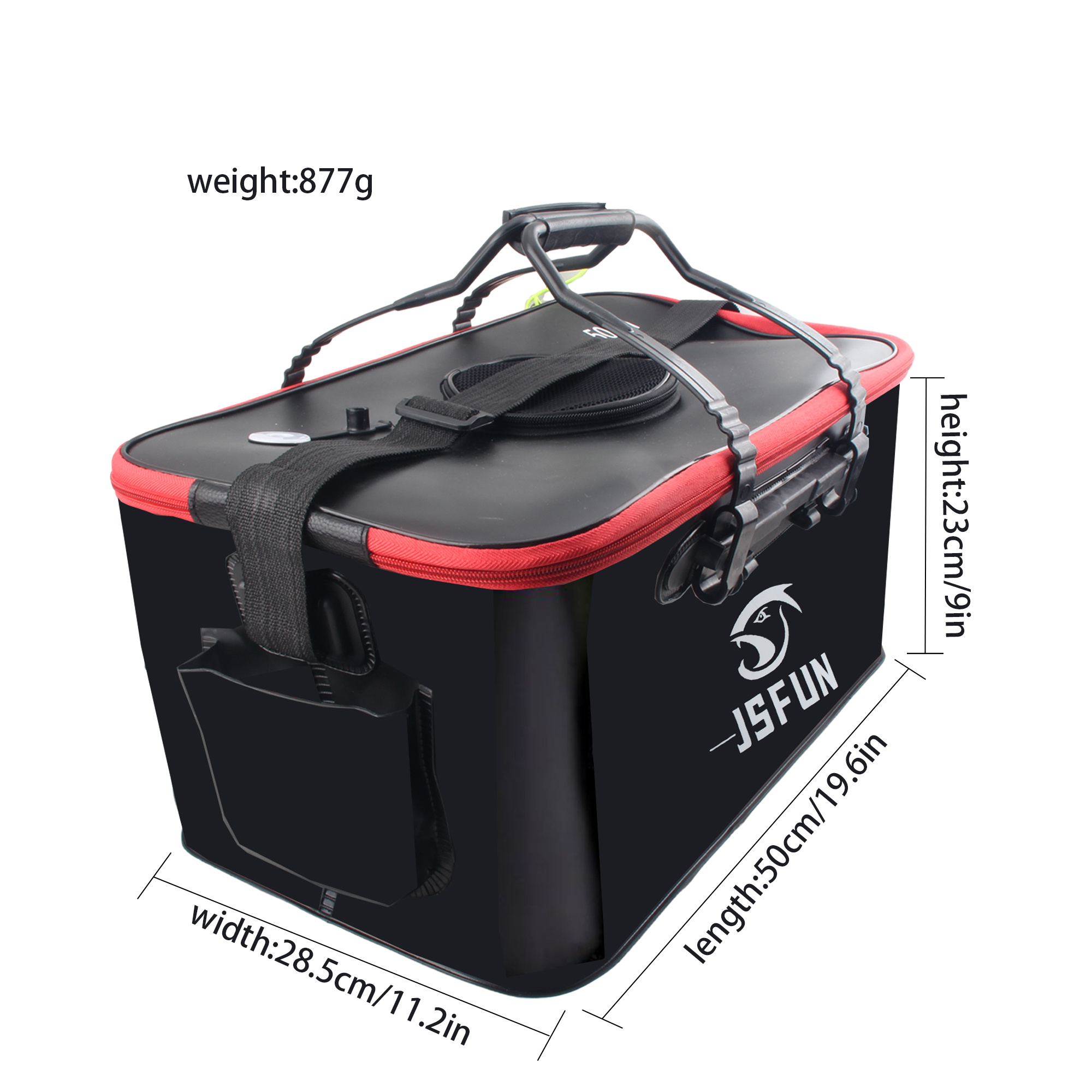 VejiA EVA Fishing Bags 35-50cm Portable Multifunction Fishing Bucket Live  Fish Box Camping Water Container Fishing Tackle Box : : Sports &  Outdoors