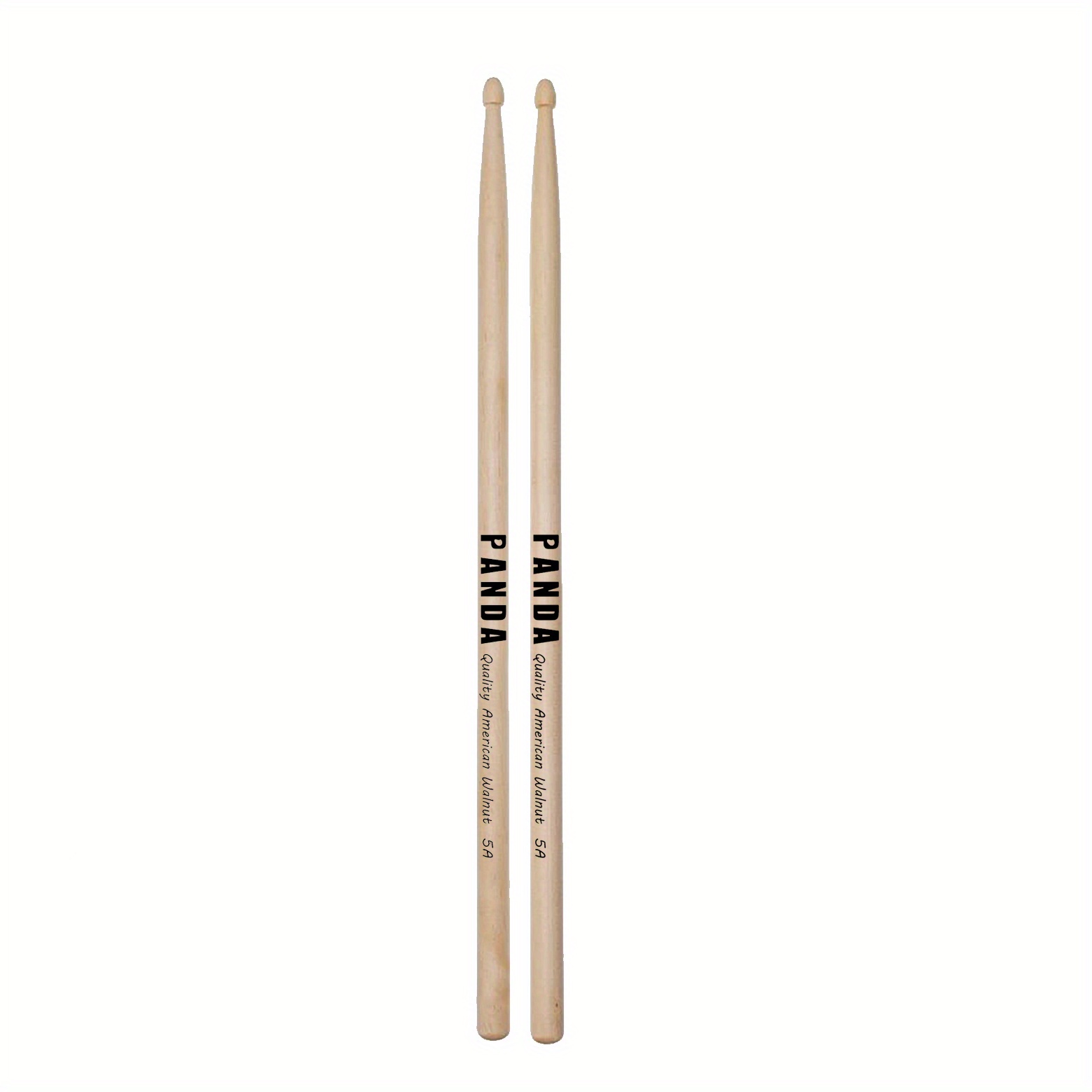 Panda 5a Drum Sticks Kids Beginners Walnut Wood Drumsticks - Temu