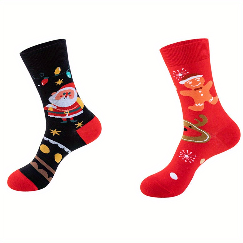 Holiday Cozy Crew Socks (Santa) – Allegro Dance Boutique