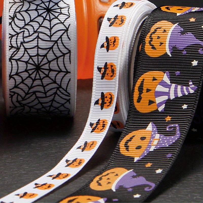 Halloween Ribbon 5 Yards Ambiance Decorative Ribbon Diy Bow - Temu ...