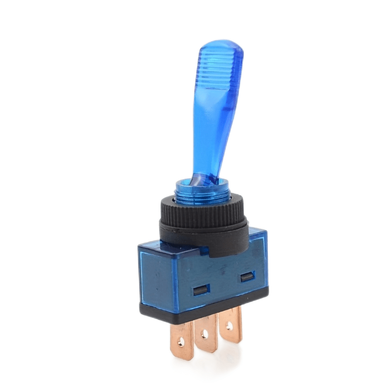 TOMALL Interruptor de palanca de luz antiniebla de repuesto DC 12 V 35 A  Interruptor de encendido/apagado Luz azul para auto universal coche