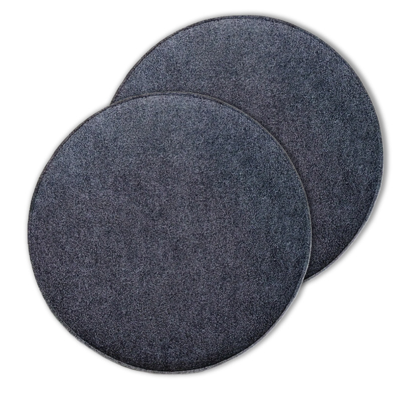 Seat Cushion Felt Round, Dark gray