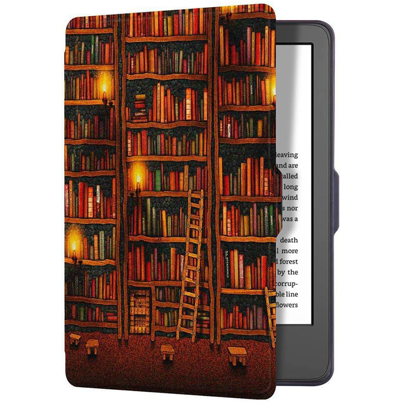 kwmobile Funda de corcho compatible con  Kindle Paperwhite 11.  Generación 2021 – Funda protectora tipo libro para lector electrónico –  Marrón