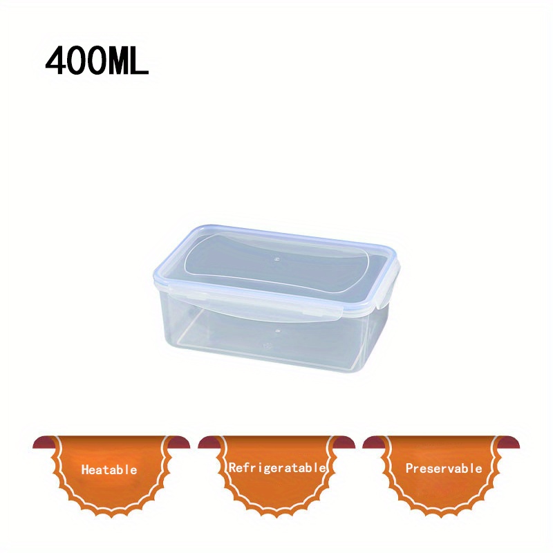 Plastic Insulated Lunch Box, 400 mL