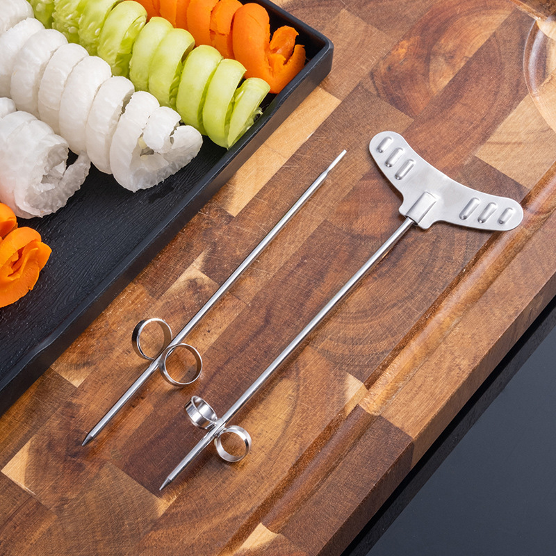 Stainless Steel Potato Slicer Set: Create Delicious Spiral - Temu