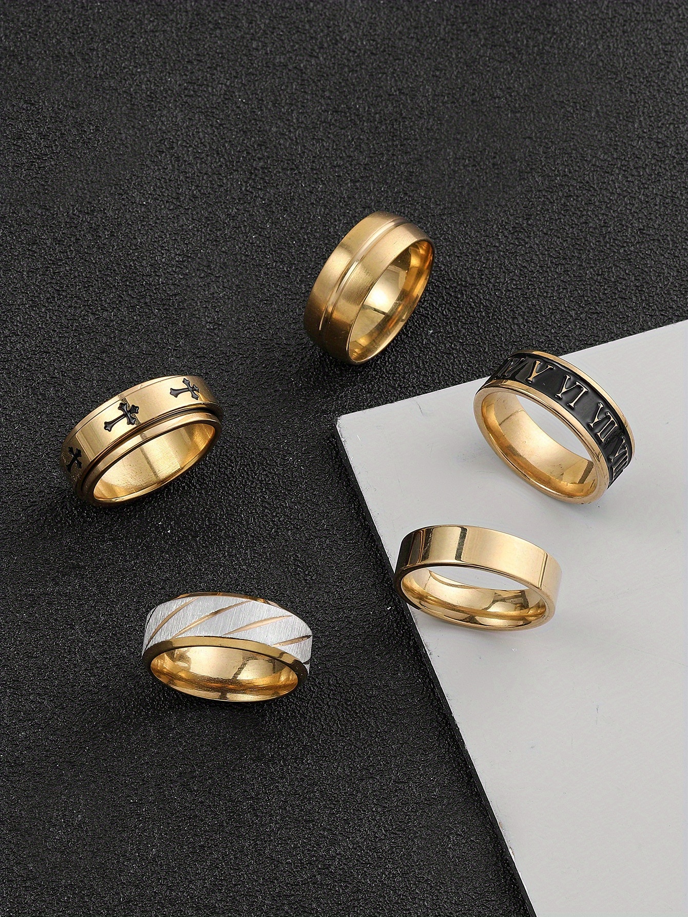 Stylish sale male rings