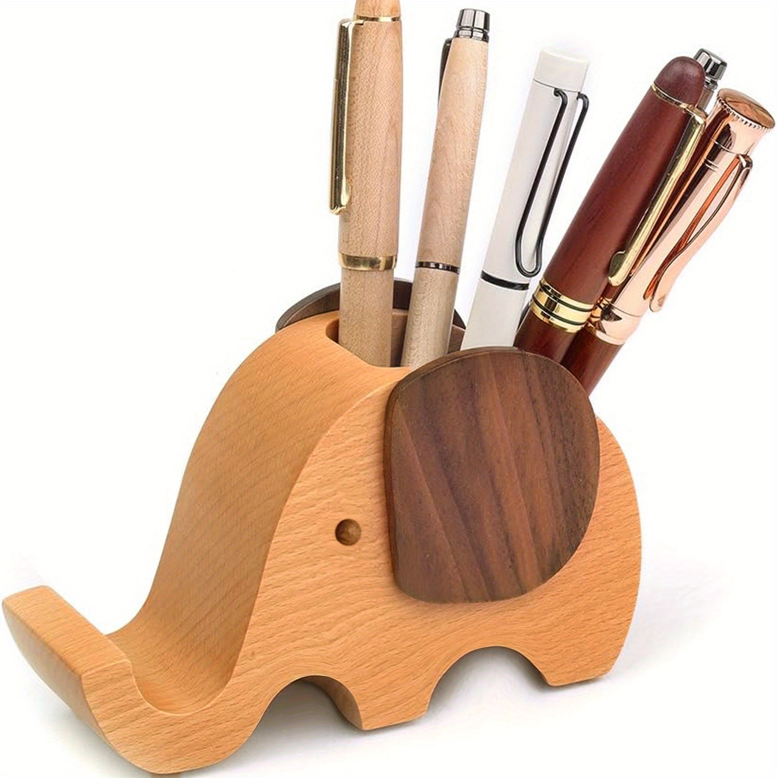 Wood Desk Organizer - Pen and Tool Holder - Mahogany