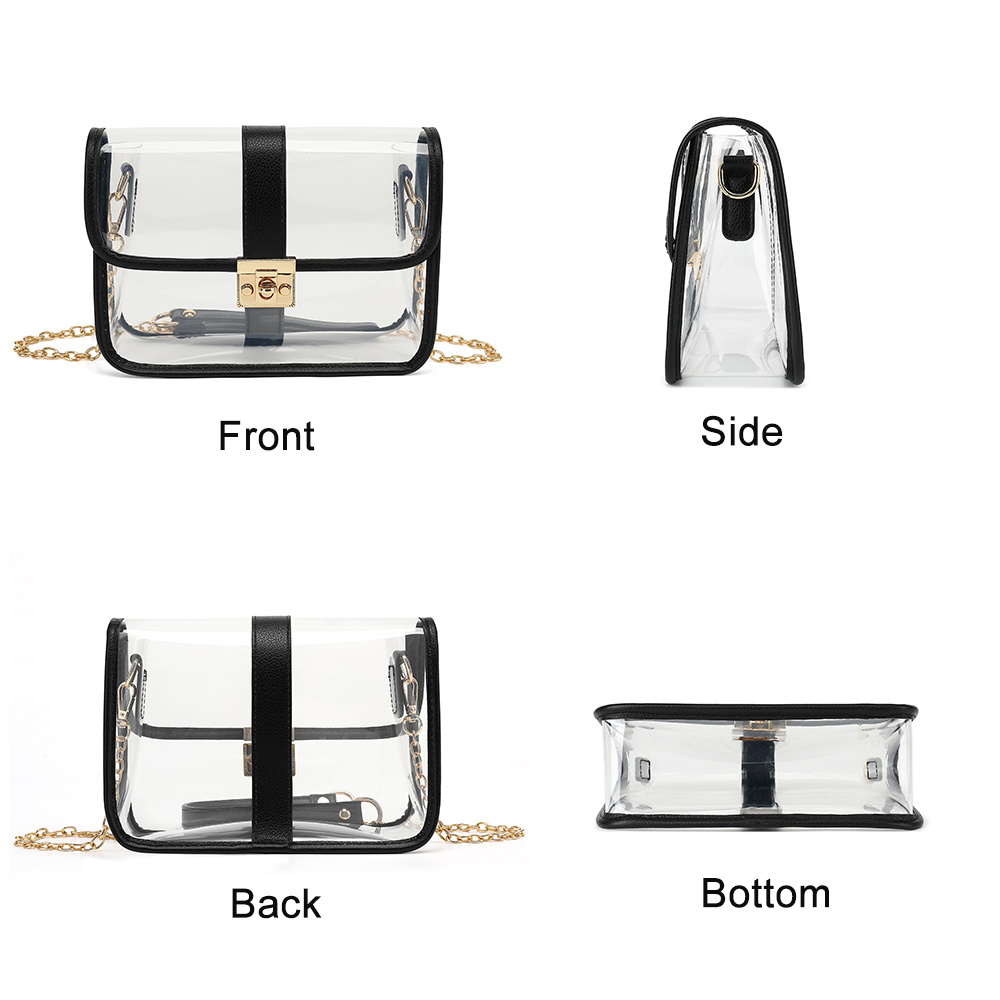 Transparent Acrylic Box Square Bag Clear Shoulder Crossbody Purse With  Chain Strap For Party - Bags & Luggage - Temu Austria