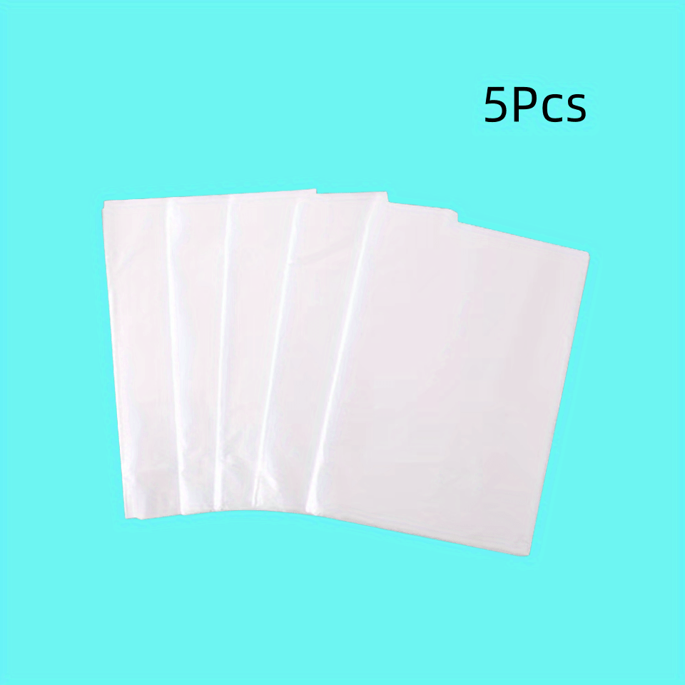5 Pcs Disposable Bathtub Cover Liner, Portable Ultra Large Size Bathtub  Lining Plastic Bag with Individual Package, Hotel Bathtub Liners For Salon
