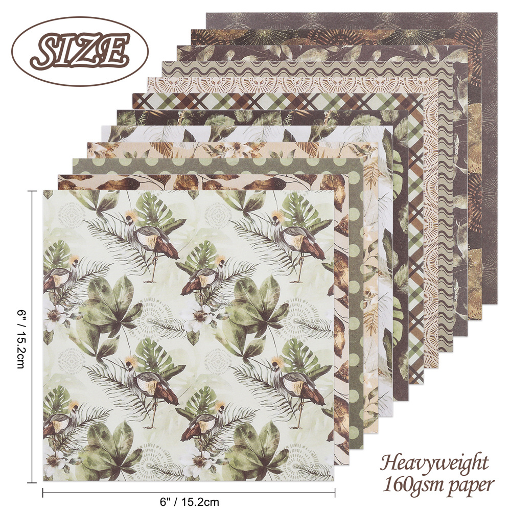 Flowers Paper Pad Retro Background Single Sided Patterned - Temu