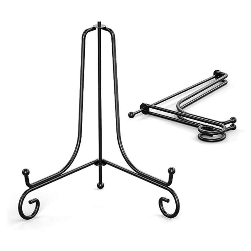 Plate Stands For Display, Slivery Iron Easel Plate Holder Display Stands  Metal Frame Holder Stands For Picture Frames, Book, Decorative Plates And  Art