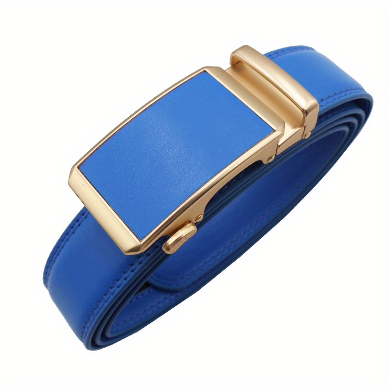 BRUCLE Royal Blue Belt  Italian Craftsmanship Elegance