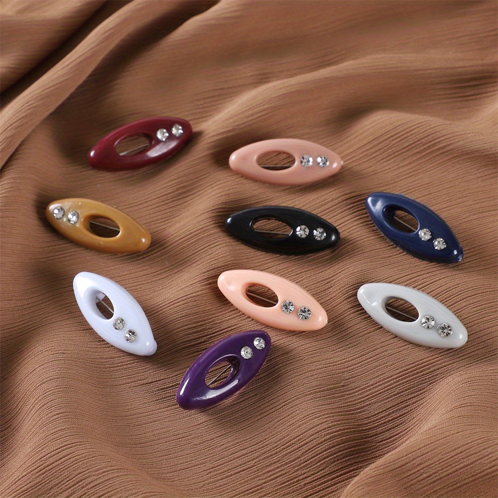 4pcs Magnetic Buckle Set Multifunctional Hijab Pins Set for Women Girls Clothings Decoration,Brown,$3.49,free returns&free ship,Temu