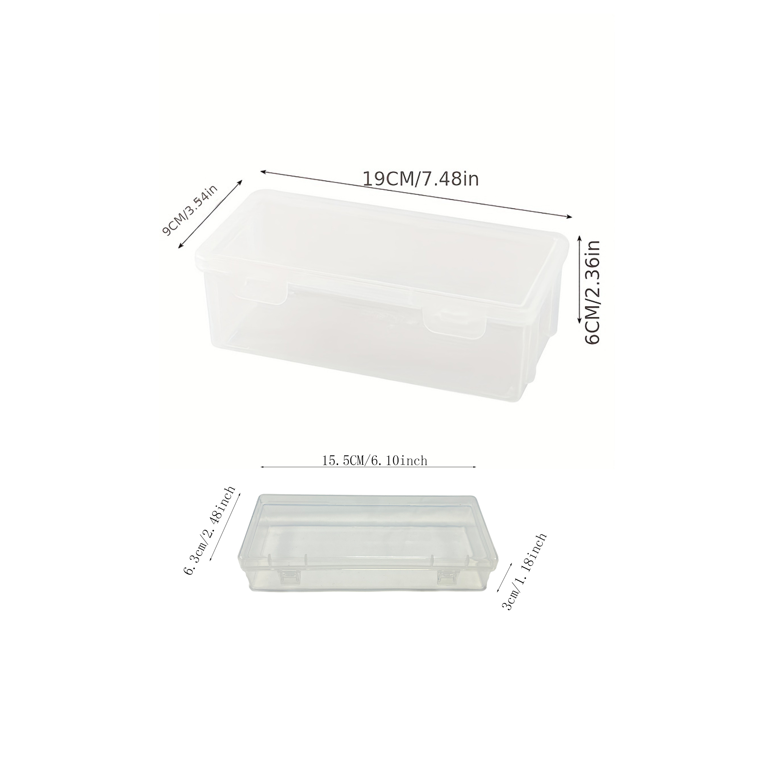 Large Size And Small Size Transparent Pencil Case For Children, Plastic ...