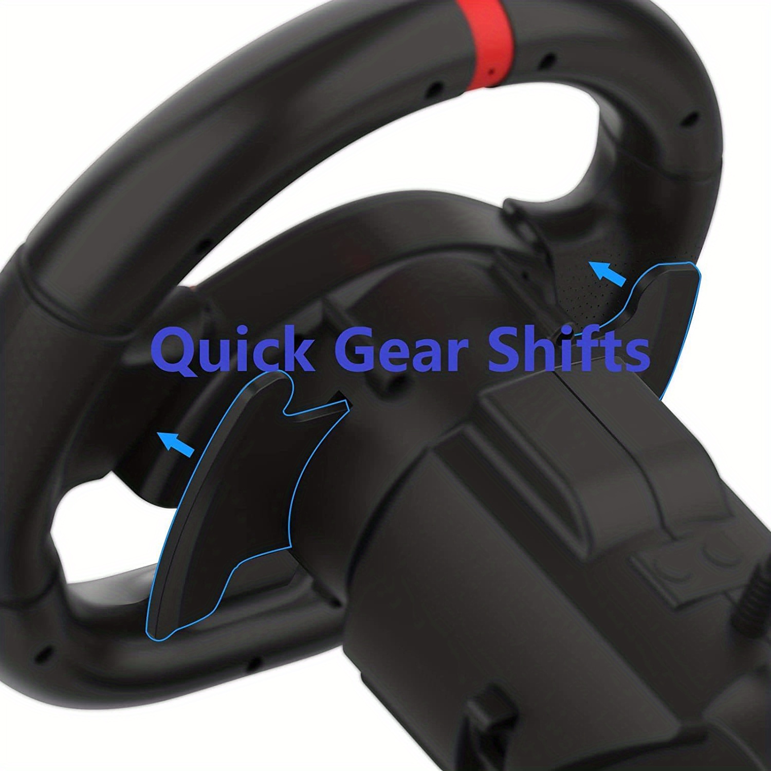 Volante de Jogo, Giratório 180 ° Feedback de Vibração Real Programável USB  Volante de Jogo de Corrida Com Pedal de Mola, Plug and Play para PS4, para
