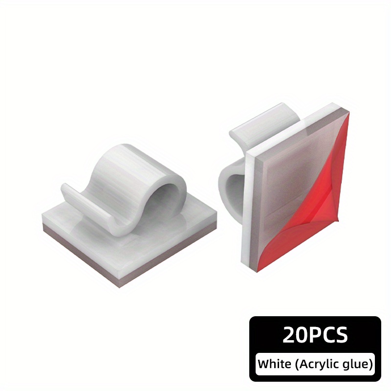 Clips Cables 20 Piezas Clips Cables Adhesivos - Temu Chile