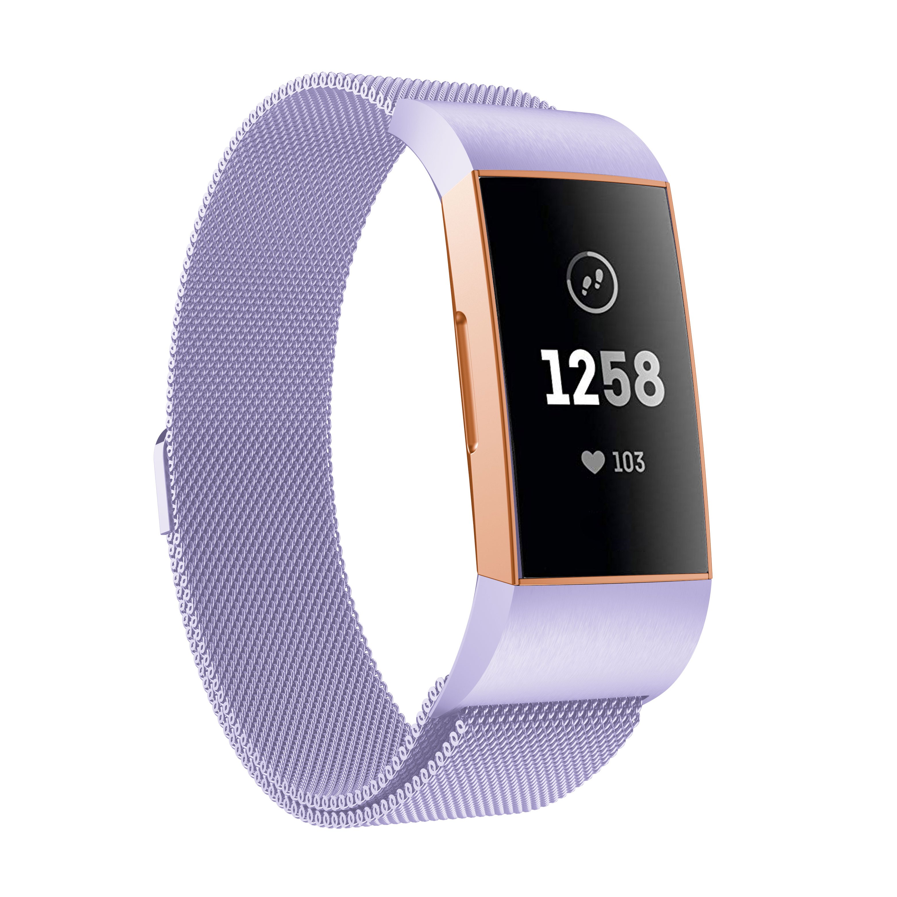 Metal Strap Compatible With Fitbit Charge 2, Stainless Steel Mesh