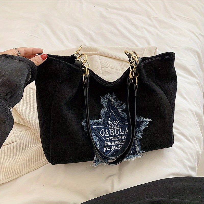 Vintage Y2K Juicy Couture Glazed Leather Black Gold Purse Bag 