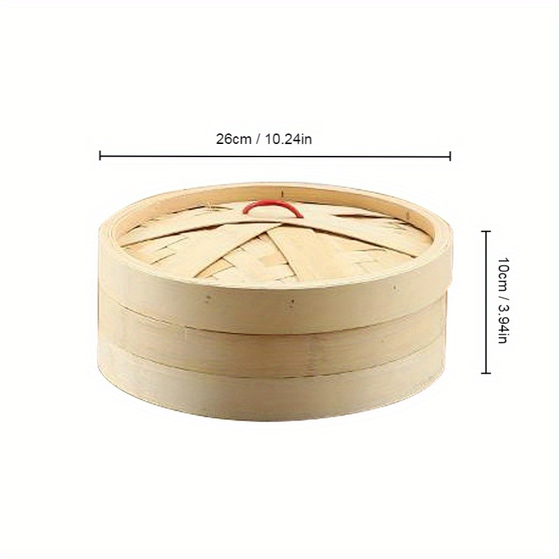 Kitchen Steamer Durable Stainless Steel Bamboo Steamer Rice Snack Small  Cage Basket Dumpling Steamer Kitchen Cooking Tools