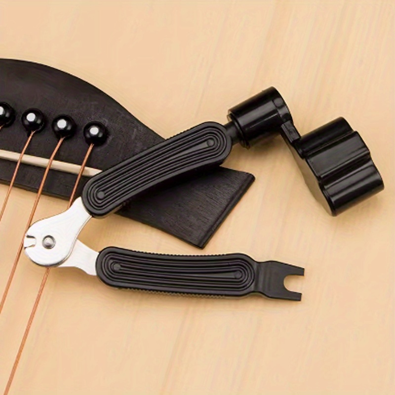 3 in 1 Guitar String Winder With Peg Winder String Cutter - Temu