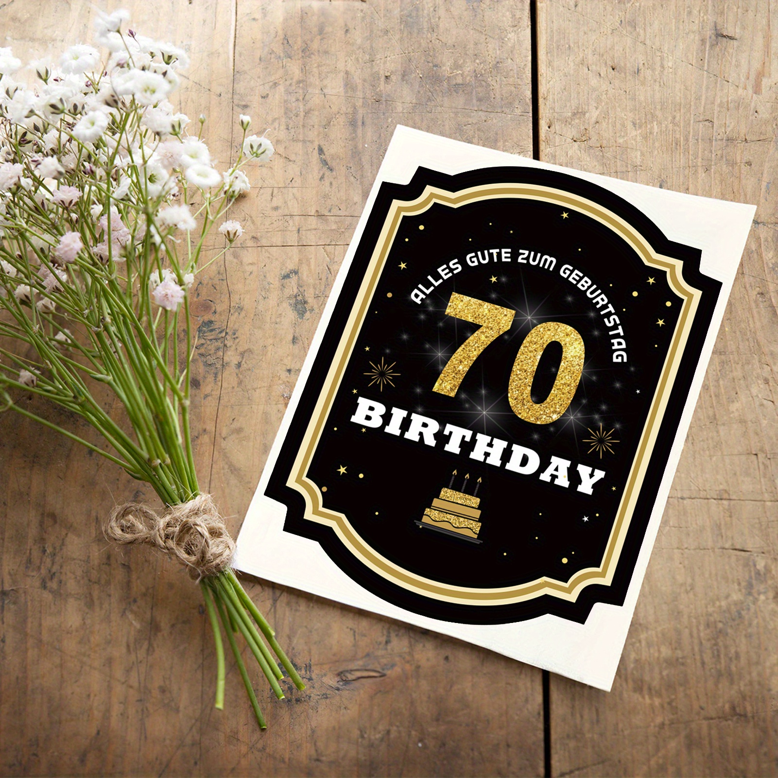 70 years birthday , 70 , Happy Birthday' Sticker