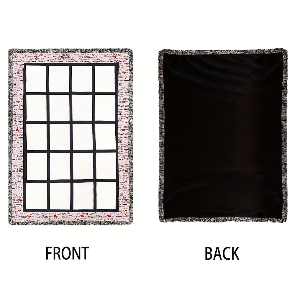 1 2 Pack 40 X60 Blank Sublimation Throw Blankets For Heat Press