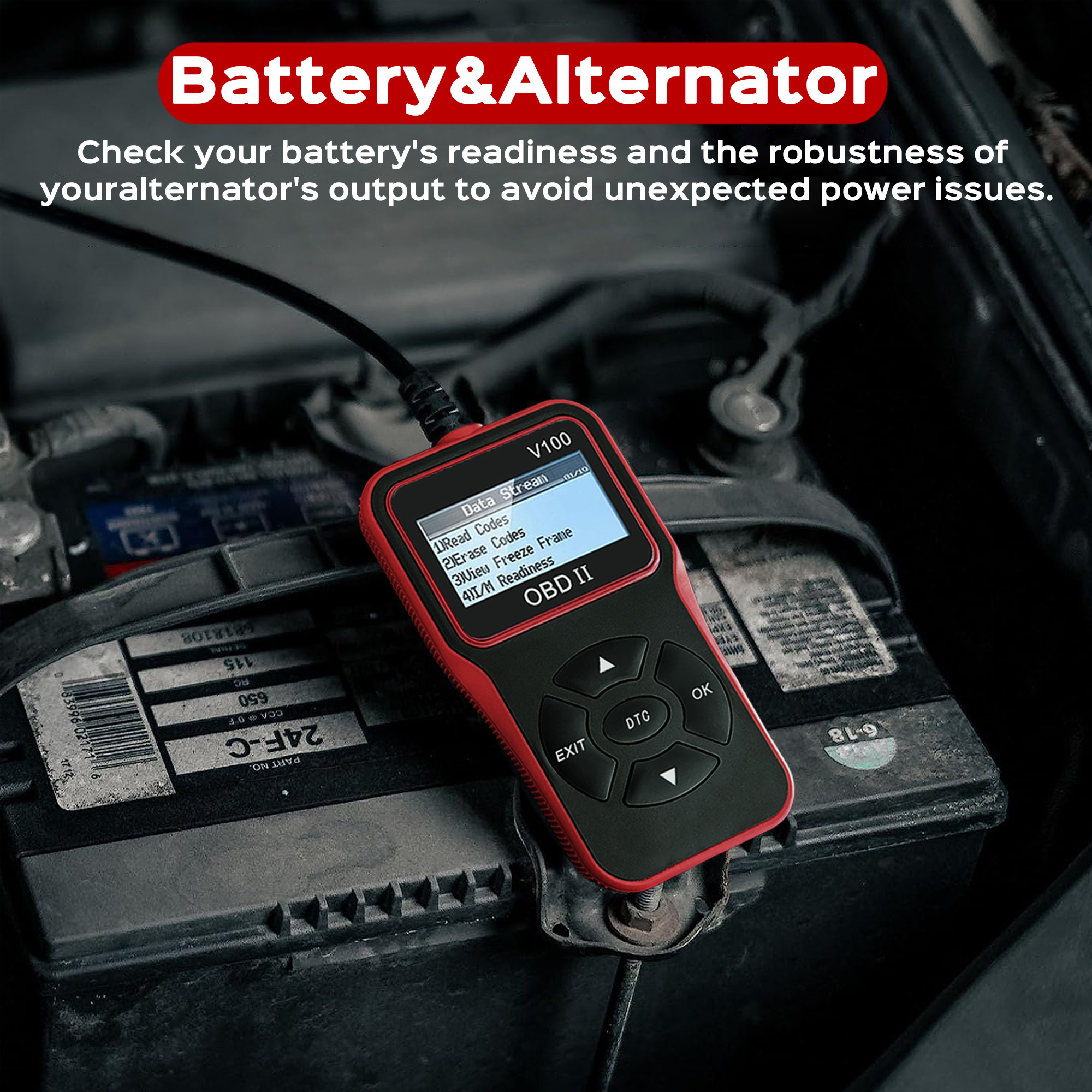 Automotive Obd2 Scanner Code Reader Engine Fault Code Reader Temu