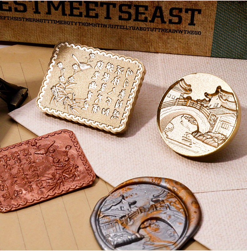 Wax Seal Seal Kit 3d Embossed Rose Stamp Seal Wedding Letter Temu Ireland