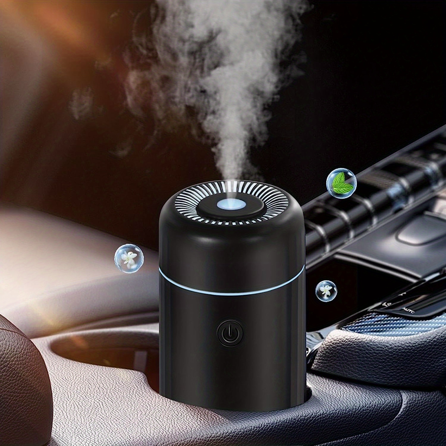 Car Air Humidifier Aroma Diffuser für Auto Luftverbesserer Ätherisches Öl