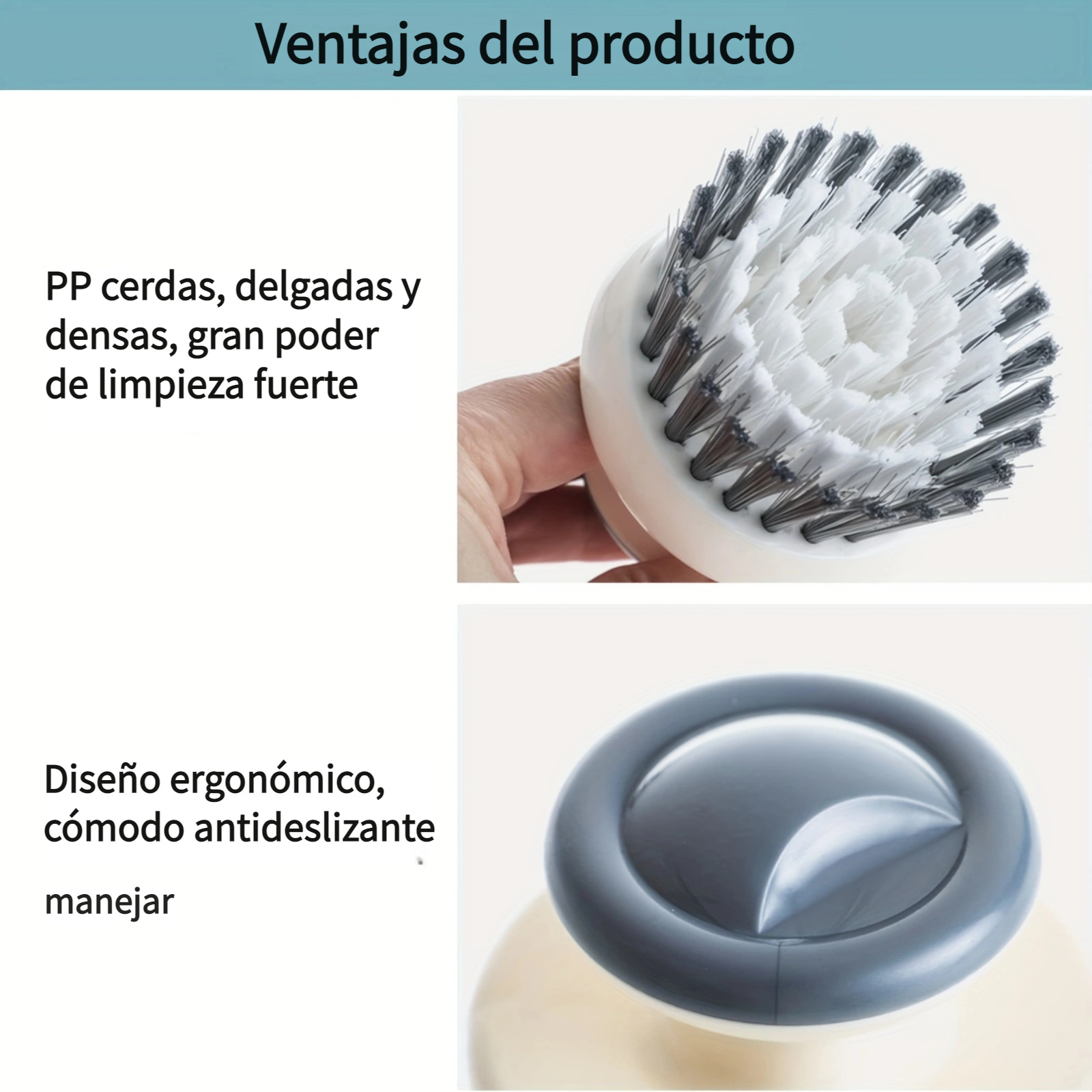 Limpieza de fregaderos de cocina, tazones de cepillo para fregar, platos,  resistente a los arañazos, fregador para limpiar platos, cepillo para platos  corta de madera Sunnimix Cepillo para fregar platos